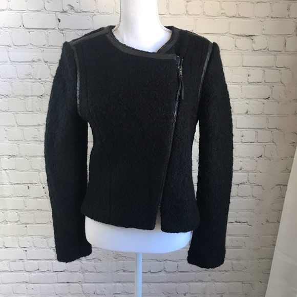H&M Jackets & Blazers - ️ H&M Black Wool Blend Jacket Sz 10